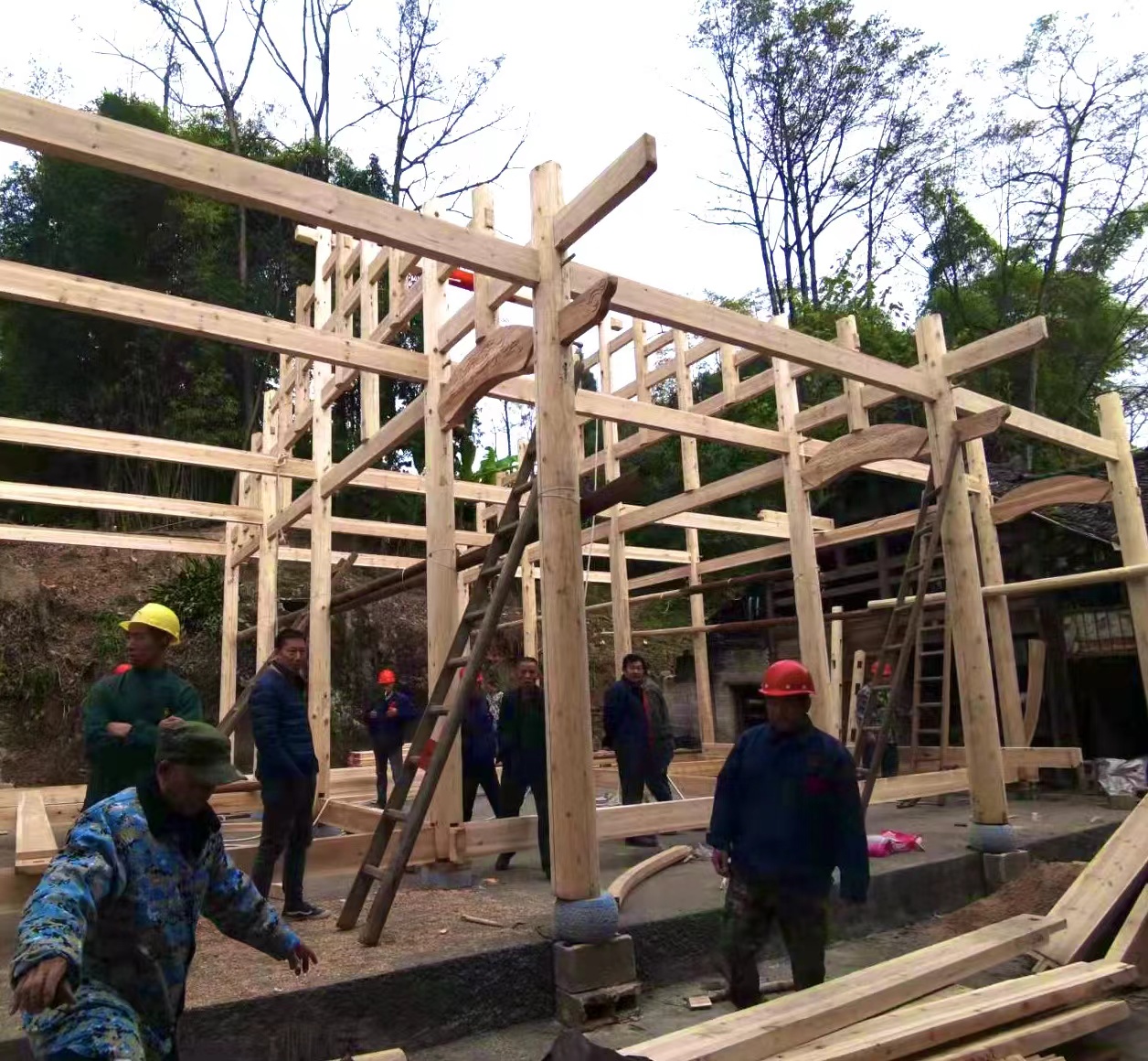 溆浦湘楚木作古建工程有限公司,土家吊脚楼,侗乡鼓楼,侗乡风雨楼哪里好