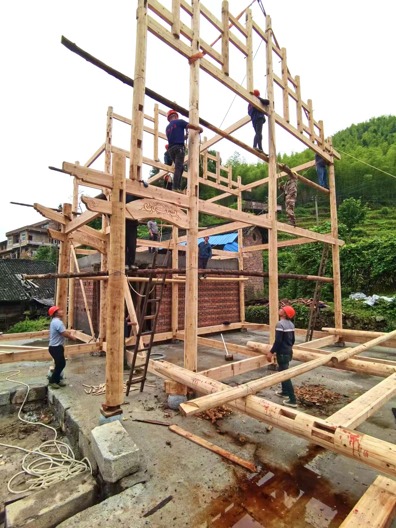 溆浦湘楚木作古建工程有限公司,土家吊脚楼,侗乡鼓楼,侗乡风雨楼哪里好